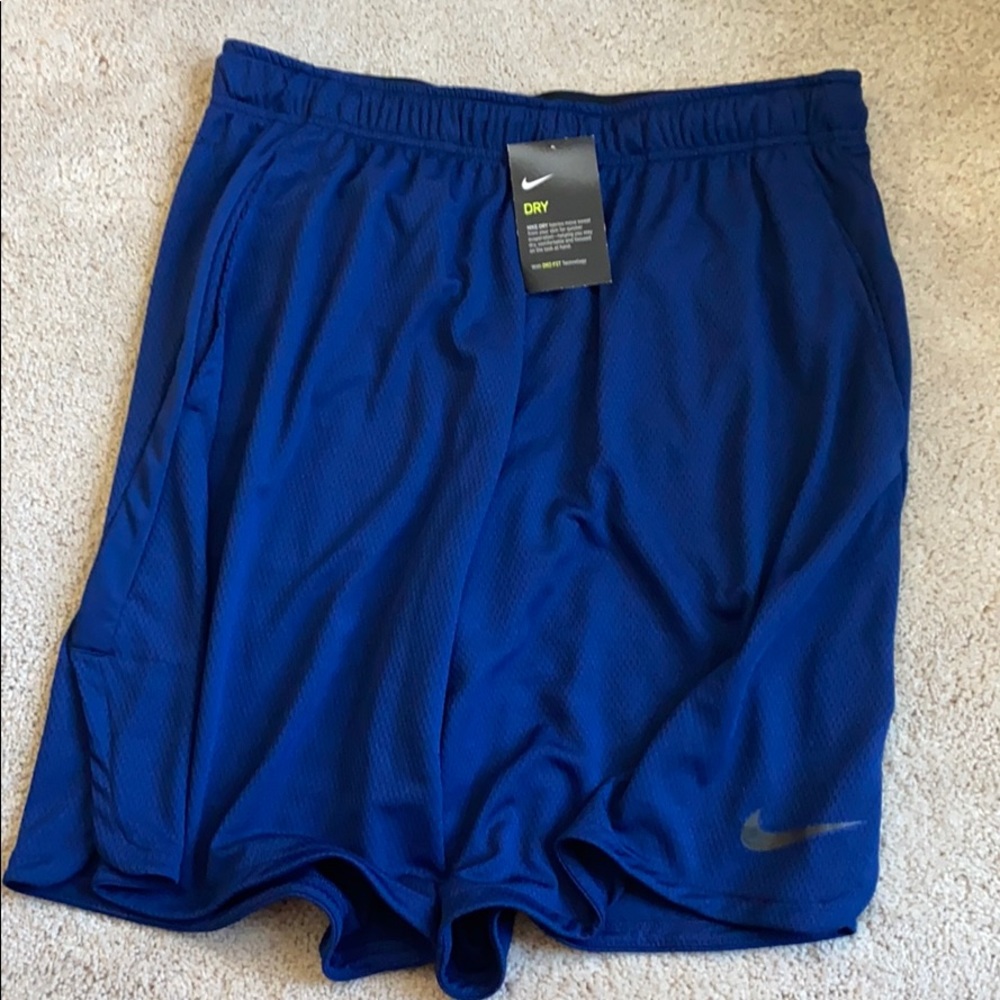 Nike Men’s XL Dry Fit Gym Shorts Blue
